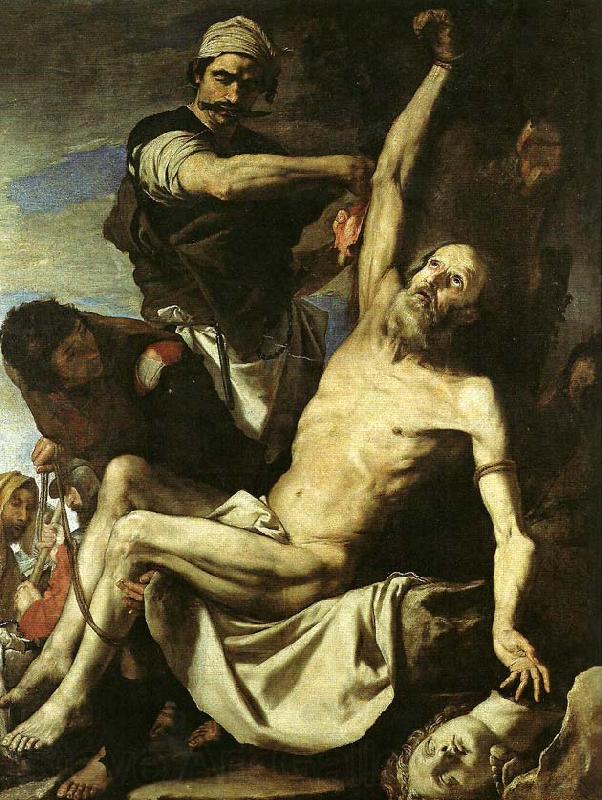 Jusepe de Ribera hans atelje. Spain oil painting art